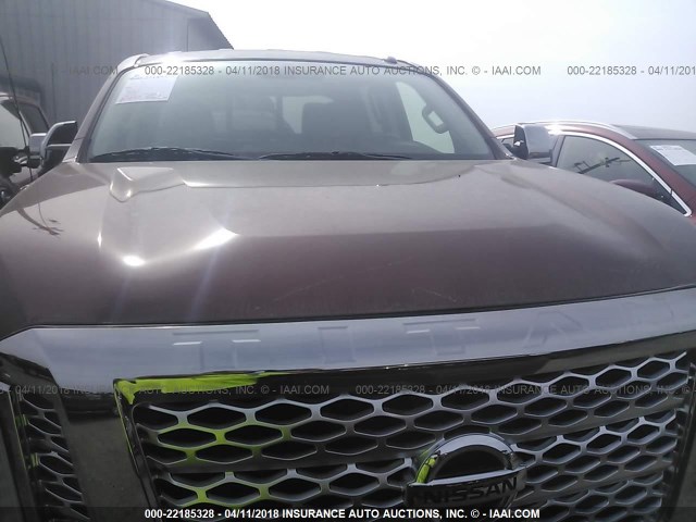 1N6BA1F41GN500040 - 2016 NISSAN TITAN XD SL/PRO-4X/PLAT RESERVE ნარინჯისფერი ფოტო 6