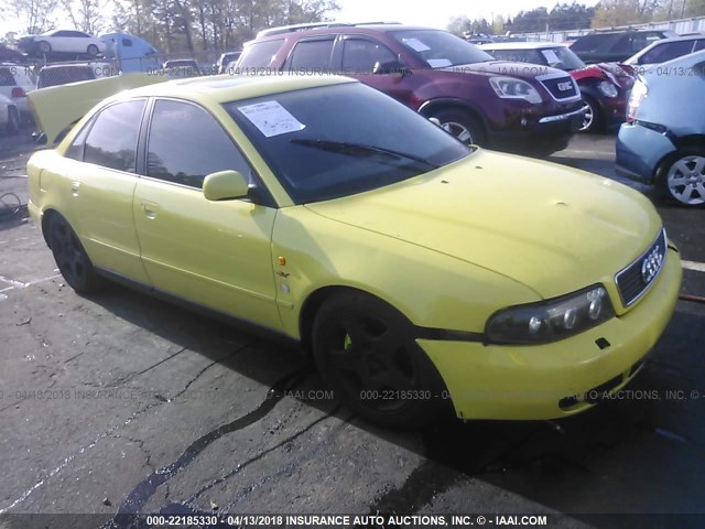 WAUBB88D7VA082655 - 1997 AUDI A4 1.8T YELLOW photo 1