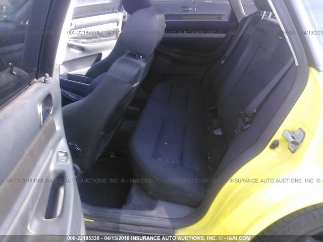 WAUBB88D7VA082655 - 1997 AUDI A4 1.8T YELLOW photo 8