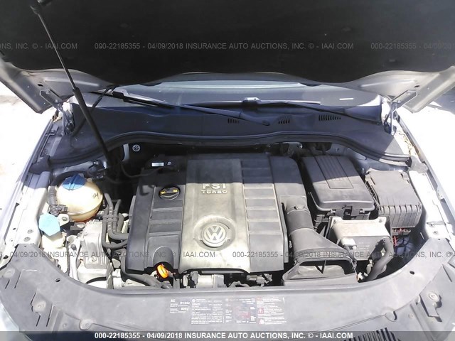 WVWJK73C37P114685 - 2007 VOLKSWAGEN PASSAT SILVER photo 10