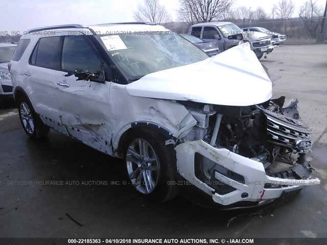 1FM5K8F81HGA92519 - 2017 FORD EXPLORER LIMITED 白色 照片 1