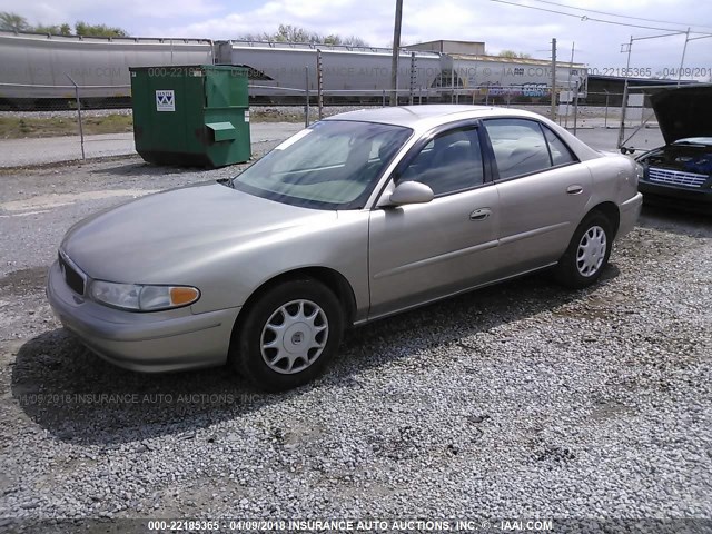 2G4WS52J231197457 - 2003 BUICK CENTURY CUSTOM GOLD photo 2