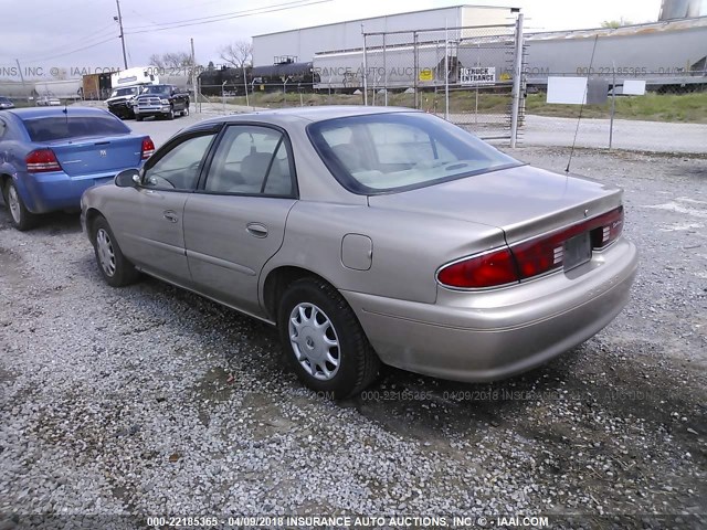 2G4WS52J231197457 - 2003 BUICK CENTURY CUSTOM GOLD photo 3