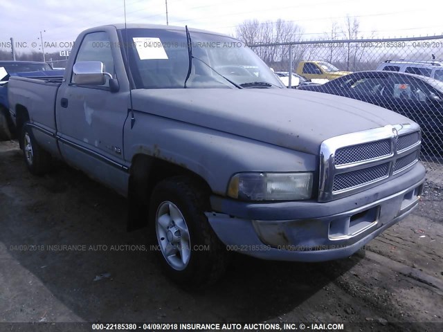 1B7HC16Y3VS127172 - 1997 DODGE RAM 1500 GRAY photo 1