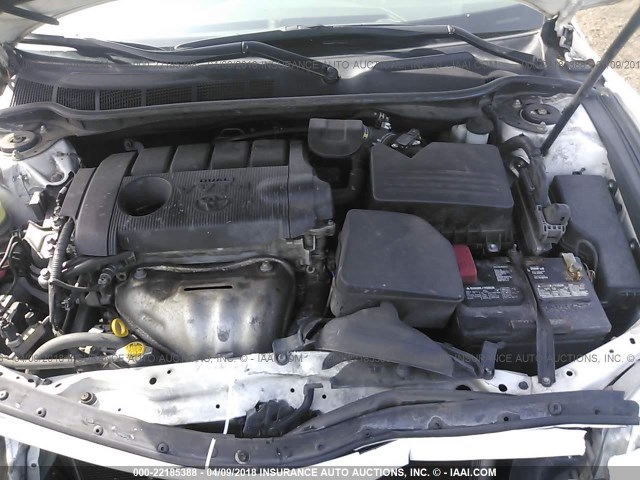 4T4BF3EKXBR161164 - 2011 TOYOTA CAMRY SE/LE/XLE WHITE photo 10