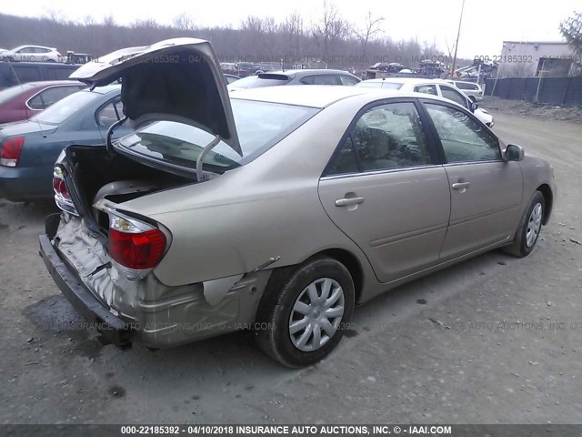 4T1BE32K66U746704 - 2006 TOYOTA CAMRY LE/XLE/SE TAN photo 4