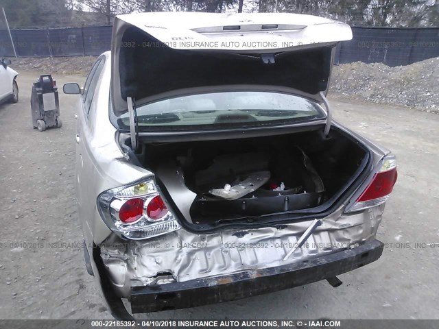 4T1BE32K66U746704 - 2006 TOYOTA CAMRY LE/XLE/SE TAN photo 6