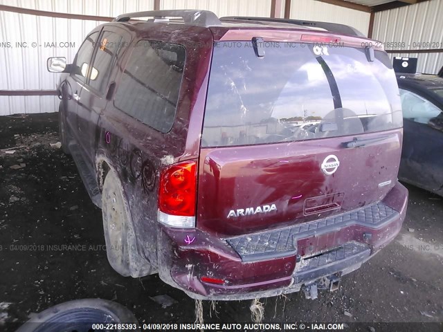 5N1BA0ND0CN619833 - 2012 NISSAN ARMADA SV/SL/PLATINUM MAROON photo 3