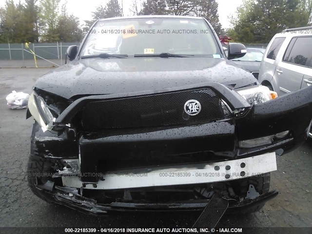 JTEBU5JR1A5022788 - 2010 TOYOTA 4RUNNER SR5/LIMITED/TRAIL BLACK photo 6