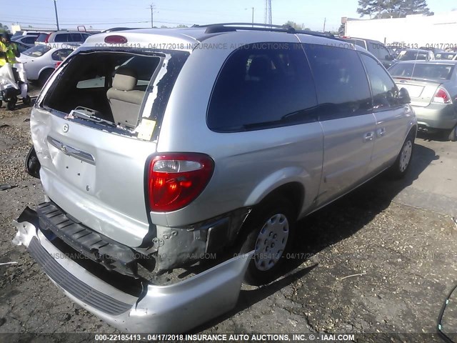 2C4GP44R54R596146 - 2004 CHRYSLER TOWN & COUNTRY LX SILVER photo 4