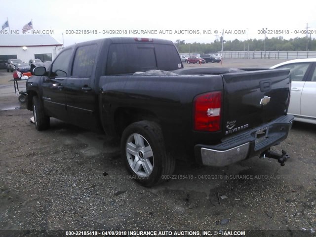 3GCEC13J78G291319 - 2008 CHEVROLET SILVERADO C1500 BLACK photo 3