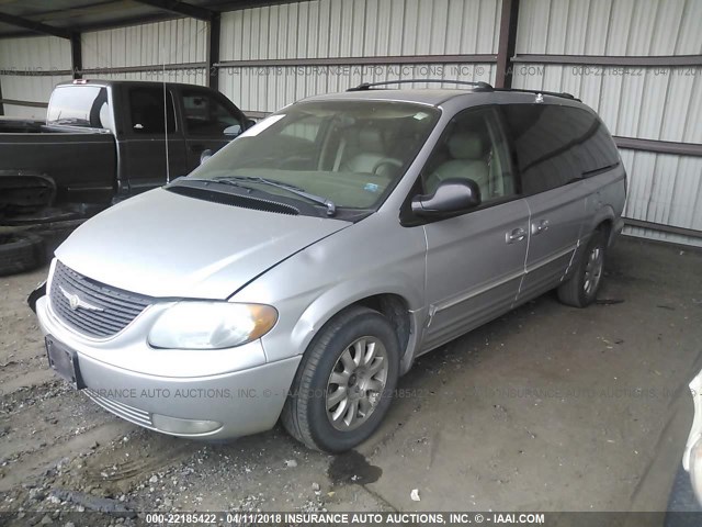 2C4GP54L93R246566 - 2003 CHRYSLER TOWN & COUNTRY LXI SILVER photo 2