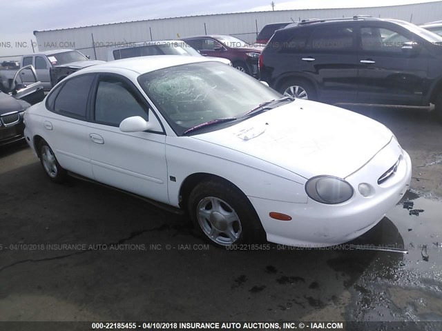 1FAFP53S2XA270258 - 1999 FORD TAURUS SE/COMFORT/SPORT WHITE photo 1