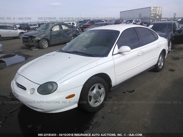 1FAFP53S2XA270258 - 1999 FORD TAURUS SE/COMFORT/SPORT WHITE photo 2