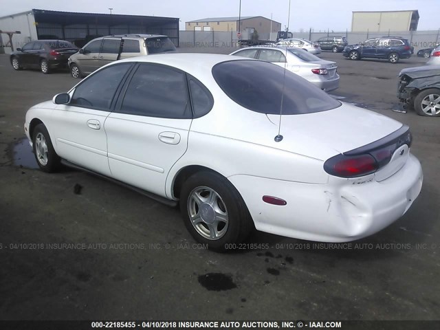 1FAFP53S2XA270258 - 1999 FORD TAURUS SE/COMFORT/SPORT WHITE photo 3