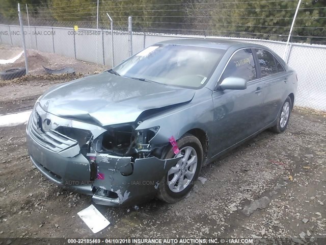 4T4BE46KX8R041459 - 2008 TOYOTA CAMRY CE/LE/XLE/SE GREEN photo 2