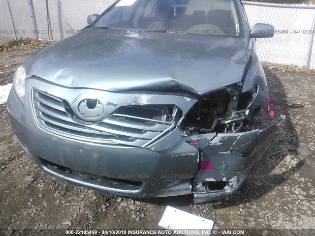 4T4BE46KX8R041459 - 2008 TOYOTA CAMRY CE/LE/XLE/SE GREEN photo 6