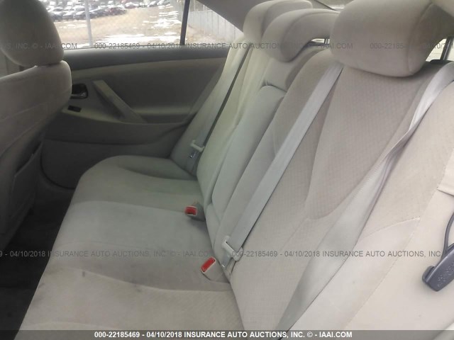 4T4BE46KX8R041459 - 2008 TOYOTA CAMRY CE/LE/XLE/SE GREEN photo 8