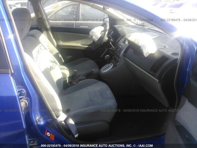 3N1AB61E89L667185 - 2009 NISSAN SENTRA 2.0/2.0S/2.0SL BLUE photo 5