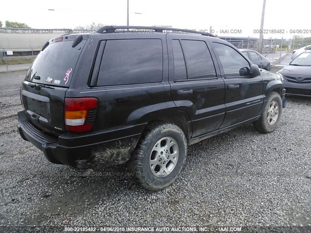 1J4GW38S82C228490 - 2002 JEEP GRAND CHEROKEE SPORT BLACK photo 4