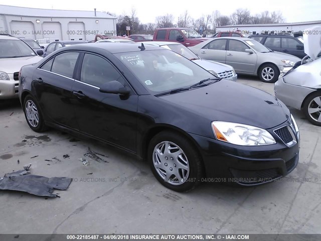 1G2ZA5E04A4126919 - 2010 PONTIAC G6 BLACK photo 1