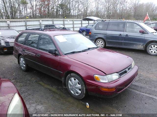 JT2AE09V1R0058760 - 1994 TOYOTA COROLLA DX BURGUNDY photo 1