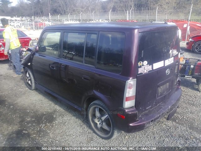 JTLKT324554012313 - 2005 TOYOTA SCION XB იასამნისფერი ფოტო 3