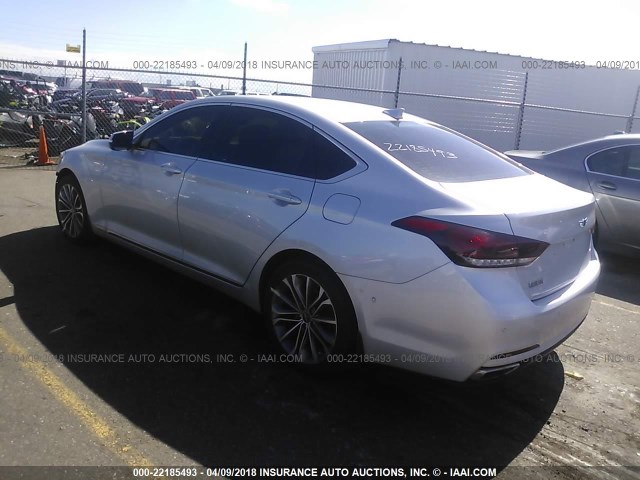 KMHGN4JE4FU014014 - 2015 HYUNDAI GENESIS 3.8L SILVER photo 3