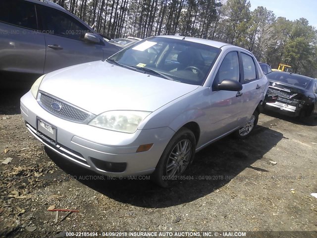 1FAFP34N97W364833 - 2007 FORD FOCUS ZX4/S/SE/SES SILVER photo 2