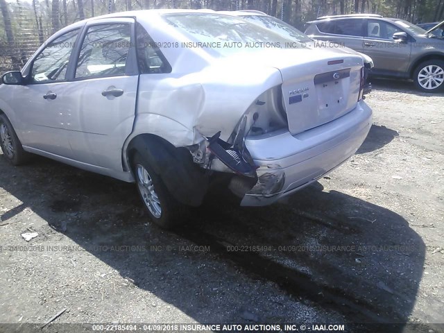 1FAFP34N97W364833 - 2007 FORD FOCUS ZX4/S/SE/SES 银色 照片 6