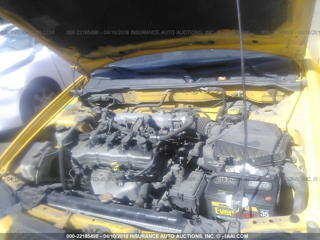 3N1CB51D96L500808 - 2006 NISSAN SENTRA 1.8/1.8S YELLOW photo 10