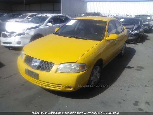 3N1CB51D96L500808 - 2006 NISSAN SENTRA 1.8/1.8S YELLOW photo 2