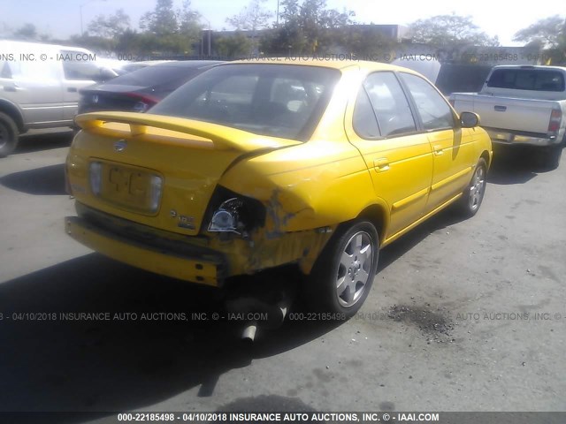 3N1CB51D96L500808 - 2006 NISSAN SENTRA 1.8/1.8S YELLOW photo 4