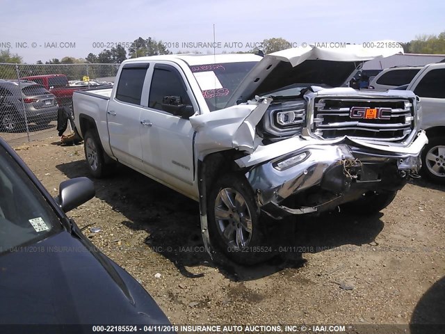 3GTU2NECXGG110460 - 2016 GMC SIERRA K1500 SLT WHITE photo 1