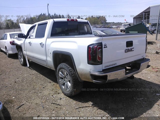 3GTU2NECXGG110460 - 2016 GMC SIERRA K1500 SLT WHITE photo 3