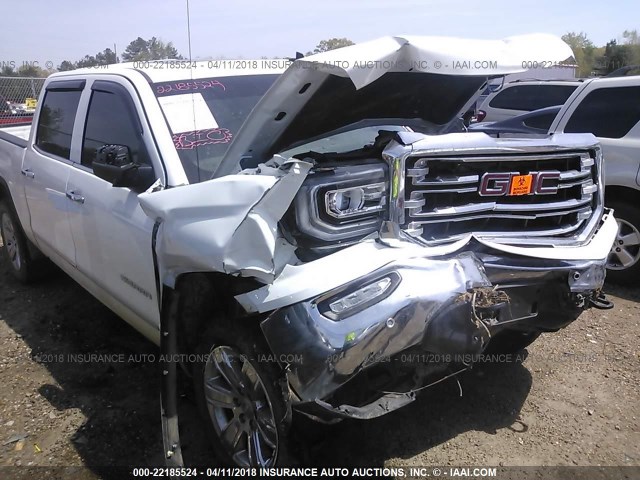 3GTU2NECXGG110460 - 2016 GMC SIERRA K1500 SLT WHITE photo 6