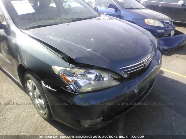 JTDBF32K950162322 - 2005 TOYOTA CAMRY LE/XLE/SE GREEN photo 6