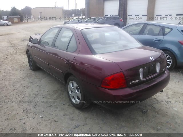 3N1CB51D24L864310 - 2004 NISSAN SENTRA 1.8/1.8S BURGUNDY photo 3