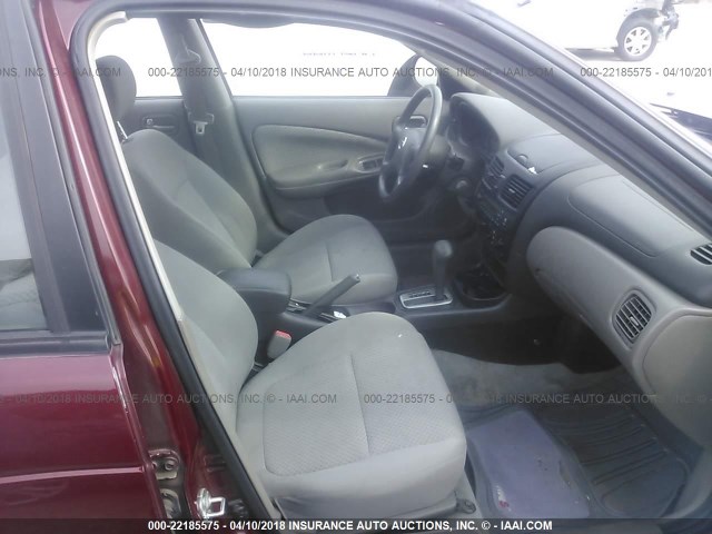 3N1CB51D24L864310 - 2004 NISSAN SENTRA 1.8/1.8S BURGUNDY photo 5