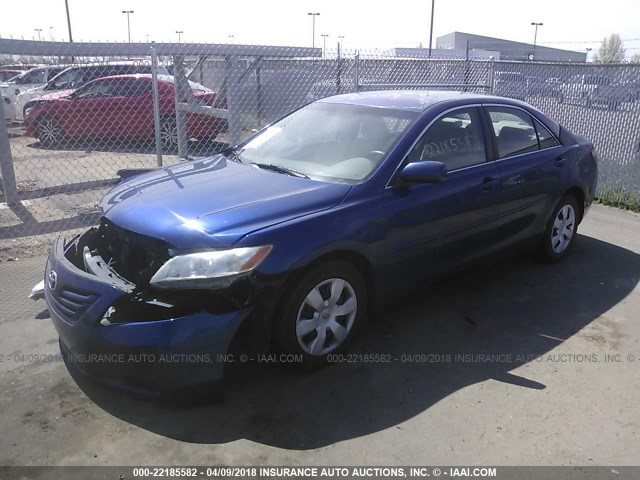 JTNBE46K573098389 - 2007 TOYOTA CAMRY NEW GENERAT CE/LE/XLE/SE BLUE photo 2