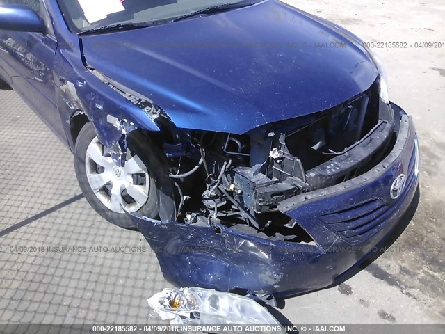 JTNBE46K573098389 - 2007 TOYOTA CAMRY NEW GENERAT CE/LE/XLE/SE BLUE photo 6