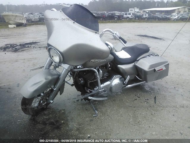 1HD1KB4129Y615580 - 2009 HARLEY-DAVIDSON FLHX GRAY photo 2