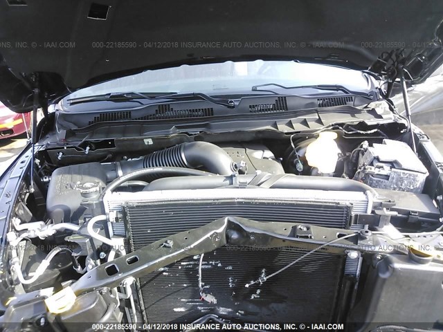 1C6RR7YT2JS235419 - 2018 RAM 1500 REBEL შავი ფოტო 10