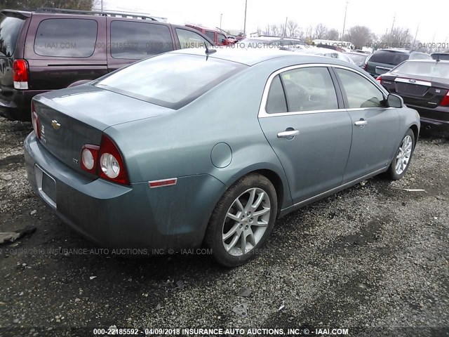 1G1ZK57B294254541 - 2009 CHEVROLET MALIBU LTZ 绿色 照片 4