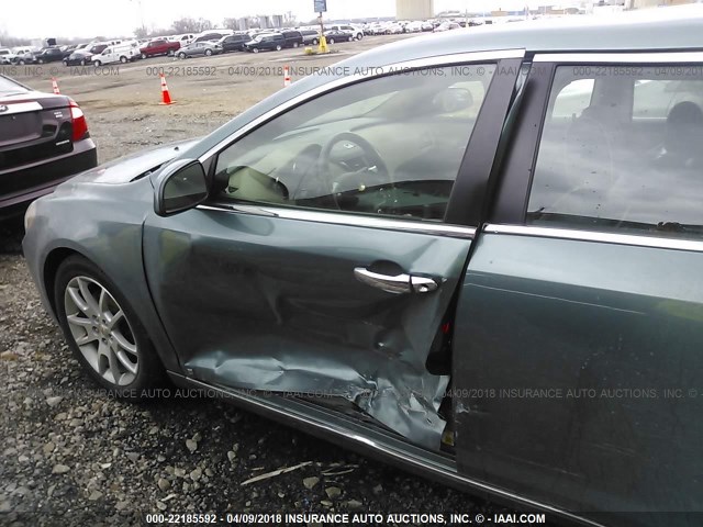 1G1ZK57B294254541 - 2009 CHEVROLET MALIBU LTZ 绿色 照片 6