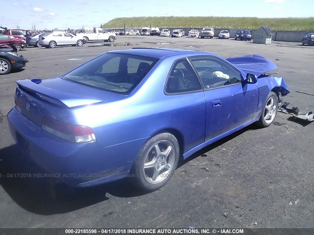 JHMBB61521C002525 - 2001 HONDA PRELUDE SH BLUE photo 4