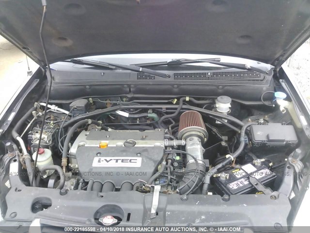 SHSRD78823U161415 - 2003 HONDA CR-V EX BLACK photo 10