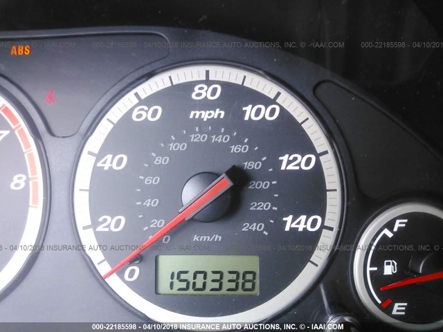 SHSRD78823U161415 - 2003 HONDA CR-V EX BLACK photo 7