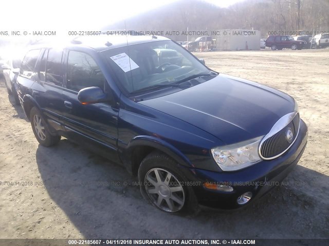 5GAET13P642309172 - 2004 BUICK RAINIER CXL BLUE photo 1