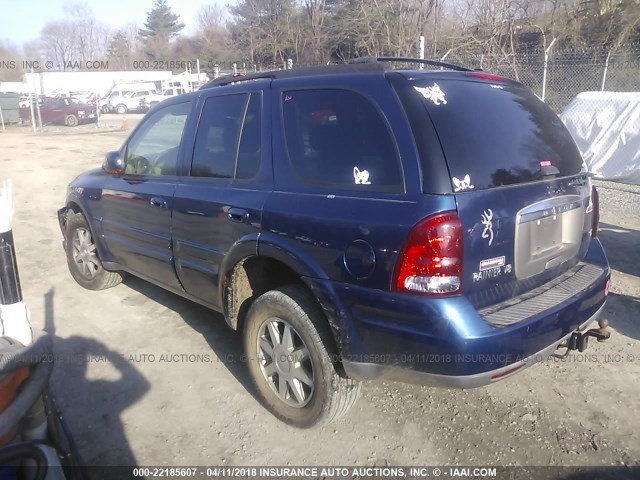 5GAET13P642309172 - 2004 BUICK RAINIER CXL BLUE photo 3